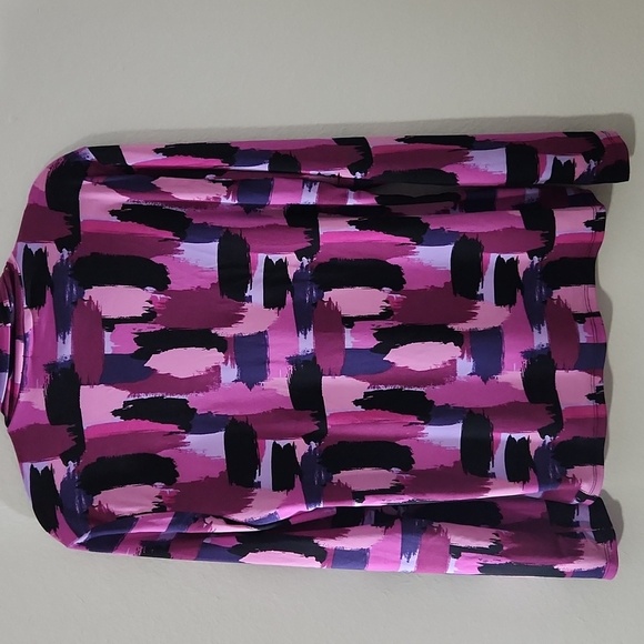 DIANA BELLE Women's Top Abstract Print. Size XL. - Picture 5 of 9